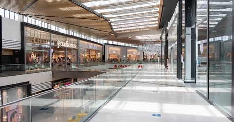 empty shopping mall