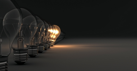 Glowing Light Bulb