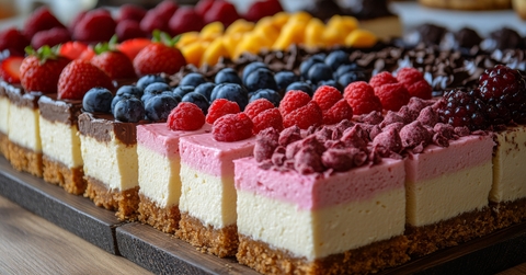 delicious mini cheesecakes