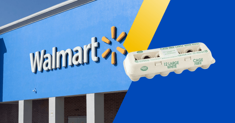 A Walmart store front