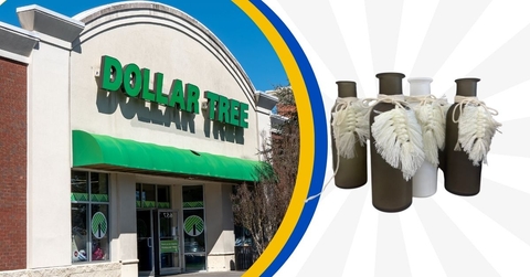 dollar tree store exterior and featured item