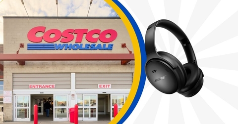 Costco store exterior and featured item