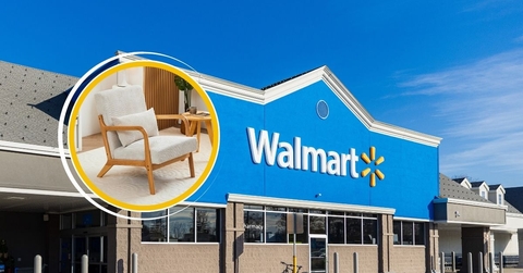 Walmart store exterior and featured item