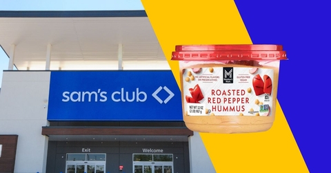 Sam&#x27;s club store exterior and featured item