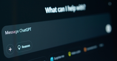 A ChatGPT screen
