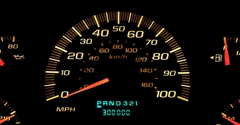300,000 car odometer, high mielage