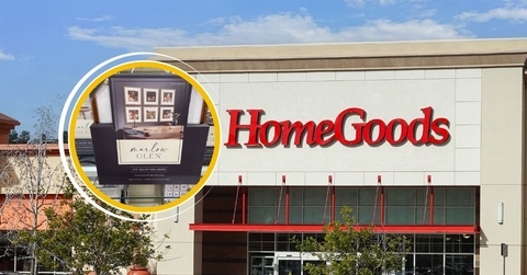 Home Goods store logo and featured item