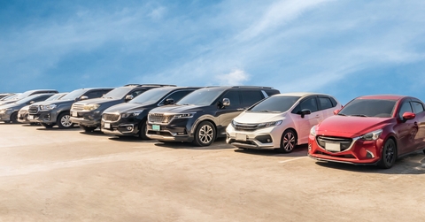 Lot of used car for sales in stock