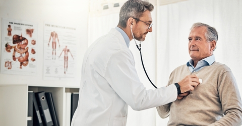 doctor consulting to senior patient