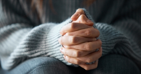 Close up of hands