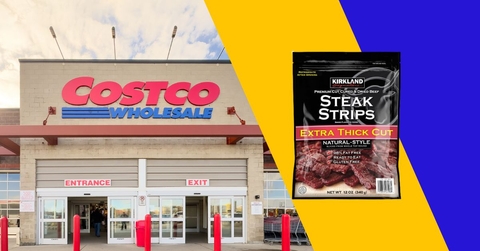costco store exterior and featured item