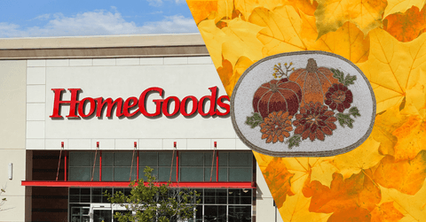 homegoods store exterior and featured item