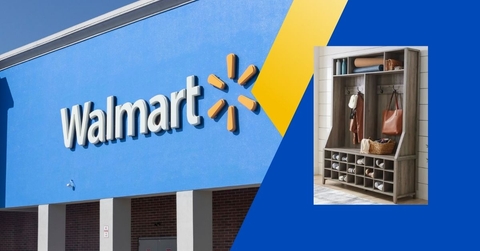 Walmart header template with coat rack