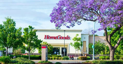 exterior view of homegoods department store