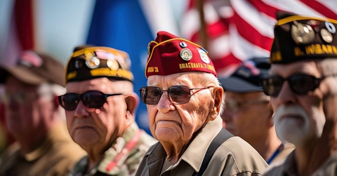 soldiers on veterans memorial day