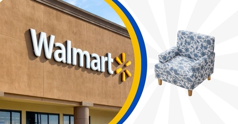 Walmart store exterior and featured item