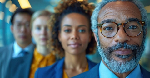 diverse group of professionals