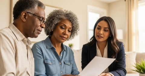 discussing retirement planning