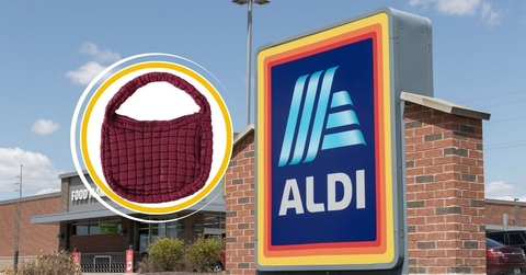 Aldi store logo and featured item