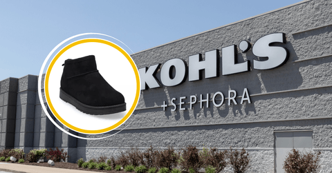 Shoes and Kohl&#x27;s storefront collage