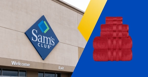 Original Sam's Club Template 2 with towel set