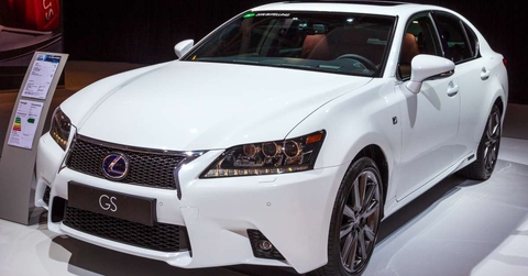 lexus gs car showcased