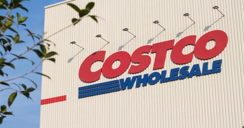 Costco logo is seen at its store in Ningbo