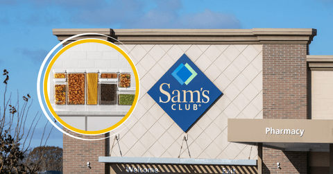 Sam&#x27;s Club store front and pantry storage products