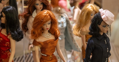 Some vintage Barbie dolls