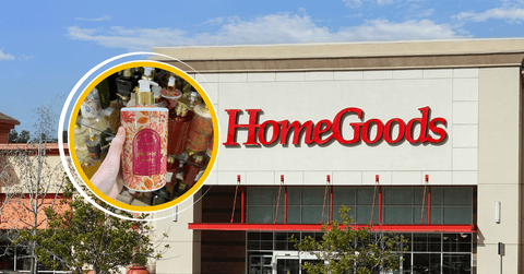 HomeGoods storefront and hand soap product