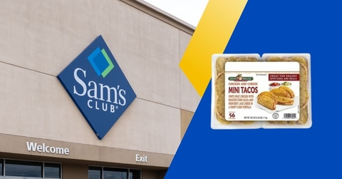 Original Sam&#x27;s Club Template 2 with Mini Tacos