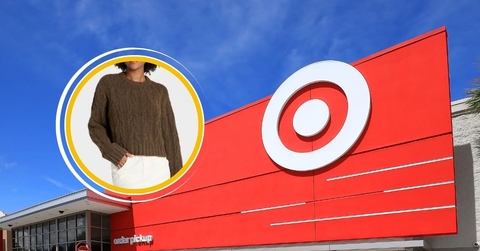 target store exterior and featured item