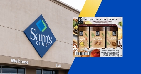 sam&#x27;s club store and holiday spice variety pack