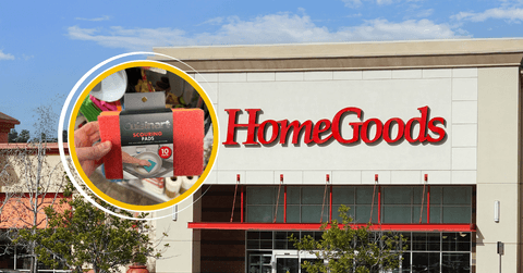 HomeGoods store and Cuisinart sponges product