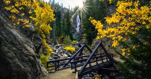 A bridge in Steamboat Springs, Colorado