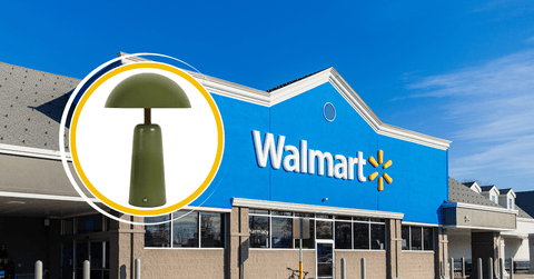 Walmart store and green night lamp product