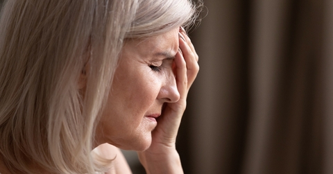 A hopeless older woman