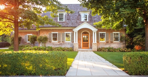 exterior of standard suburban home
