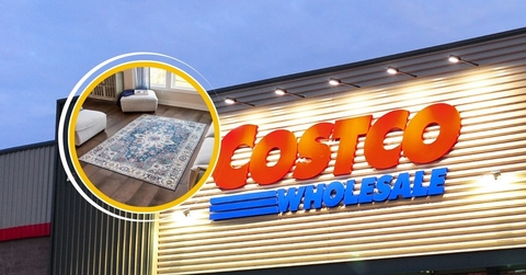 Costco store with area rug