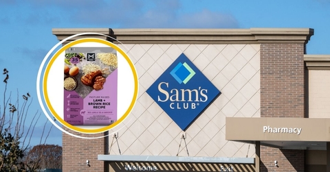 Original Sam&#x27;s Club Template 3 with Dog food