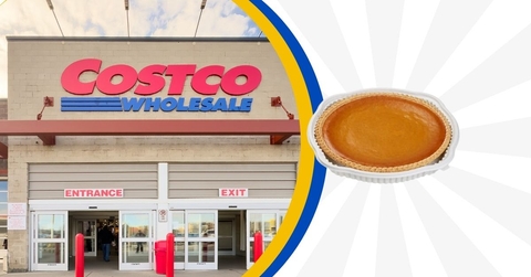 Costco storefront with pumpkin pie