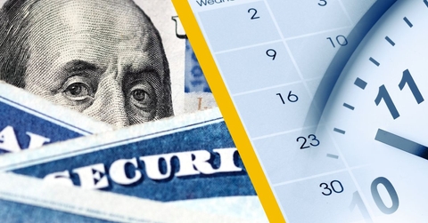 social security cards, cash, calendar
