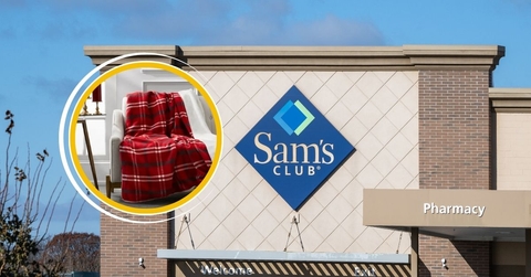 Sam&#x27;s Club store with blanket