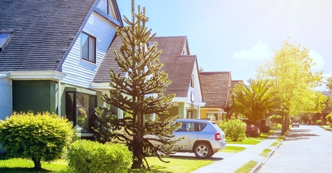 Middle class neigborhood