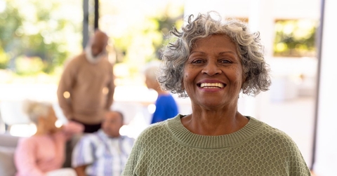 smiling senior woman