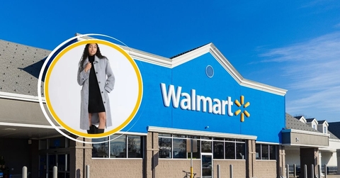 Walmart store with winter coat