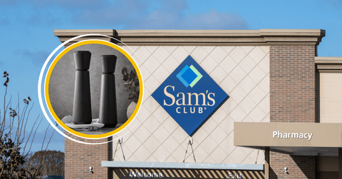 Sams Club store and salt and pepper grinder product