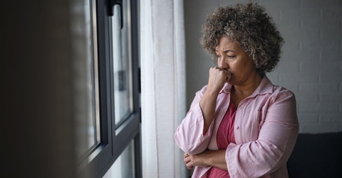 concerned older woman