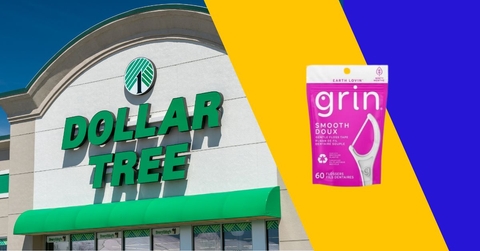 Dollar Tree Template 1 with Grin Smooth Flossers