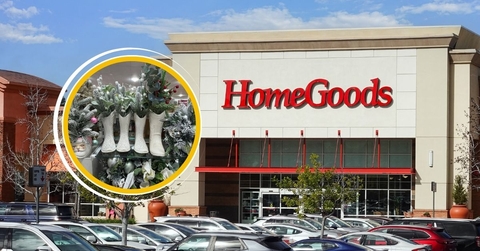 homegoods storefront and cowboy boot faux fir